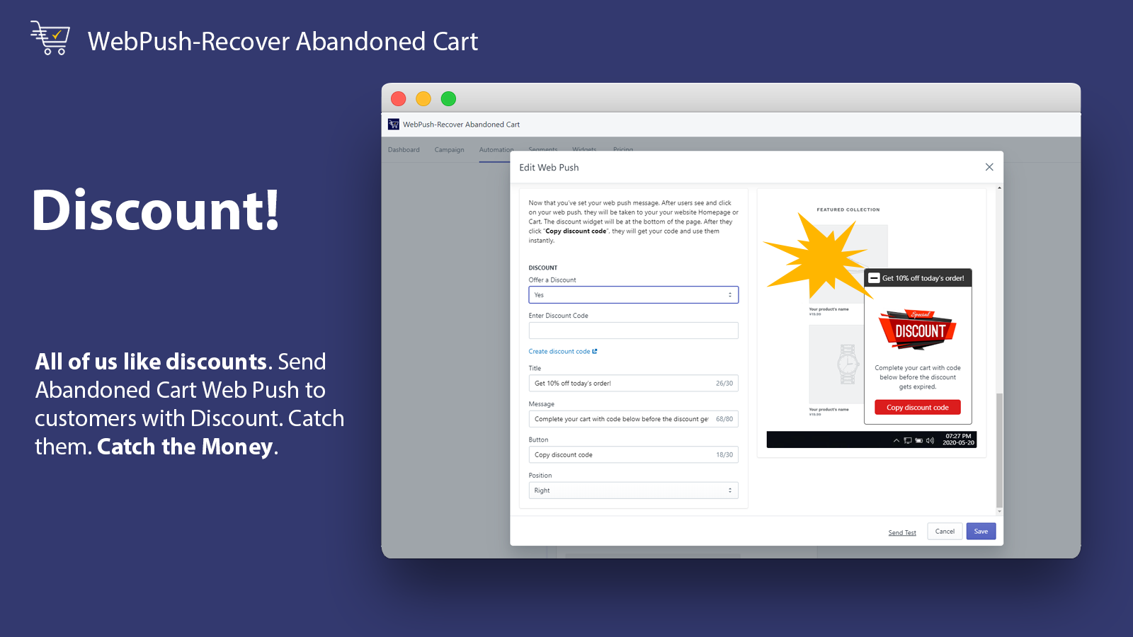 Discount_WebPush-Recover Abandoned Cart