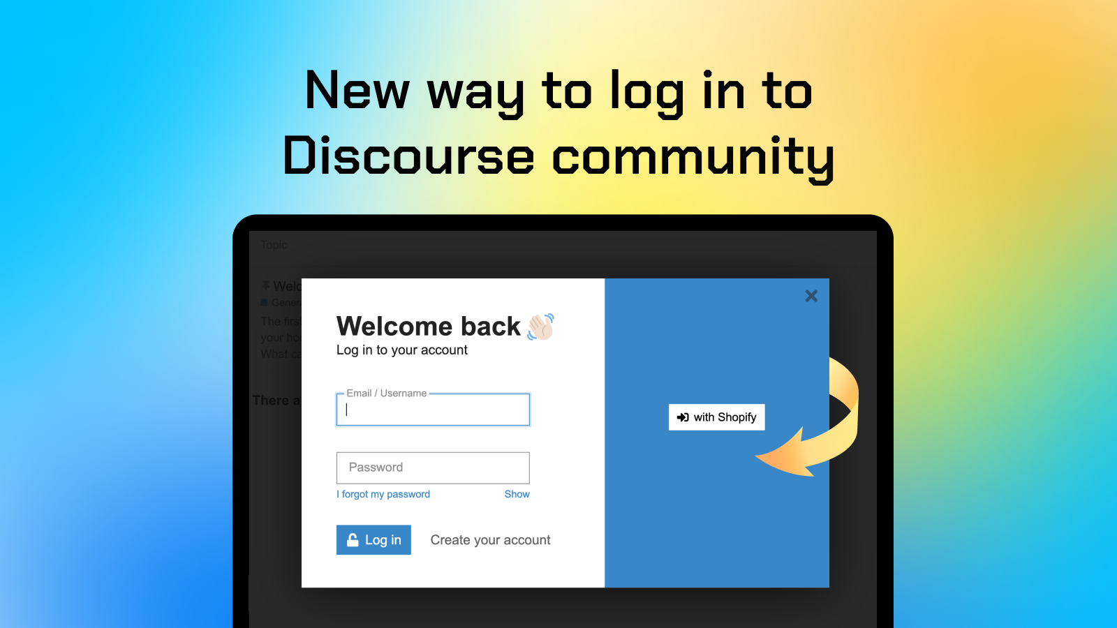 Discoursify – Discourse login / signup integration for Shopify