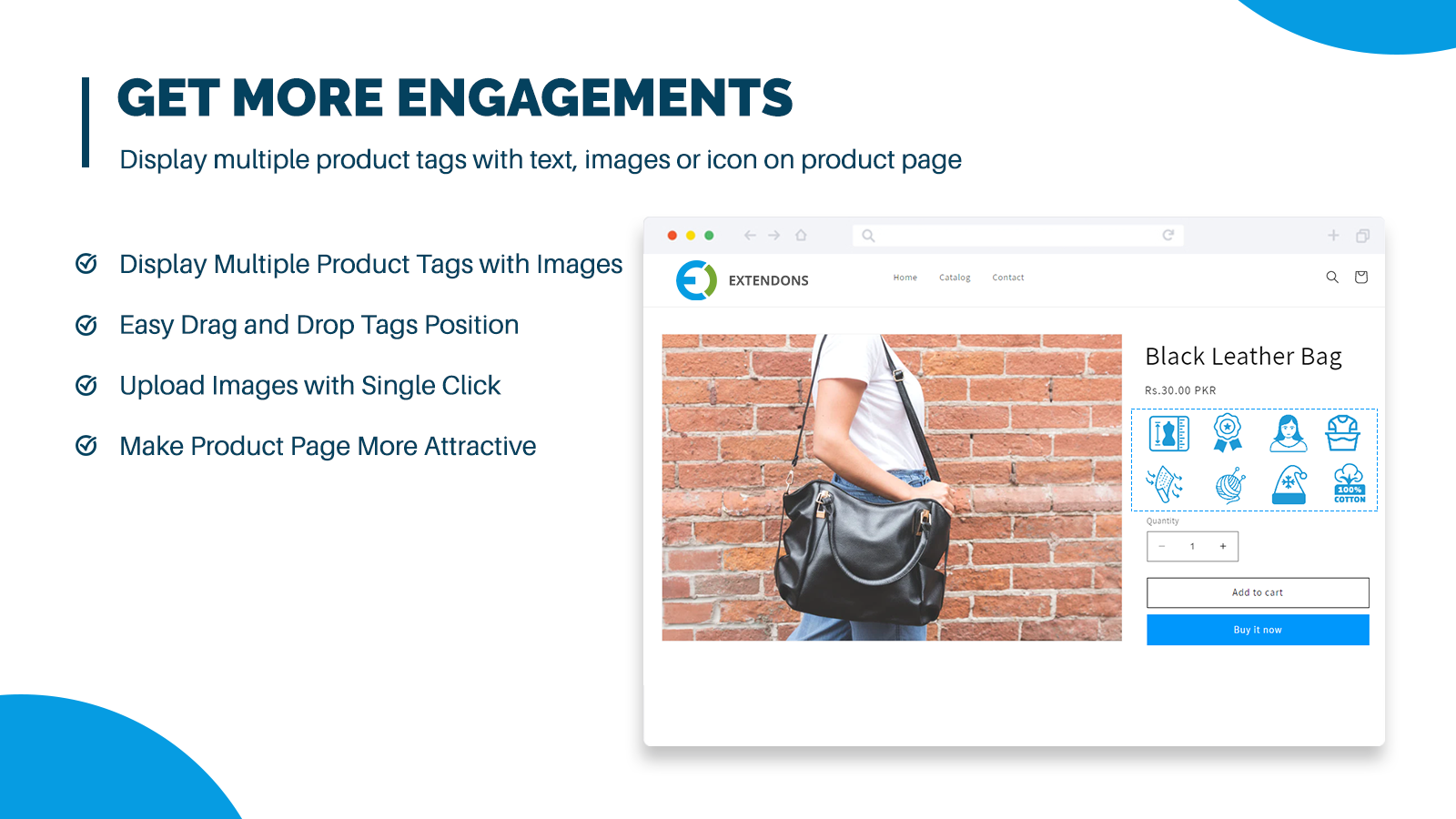Display Product Tag with Images