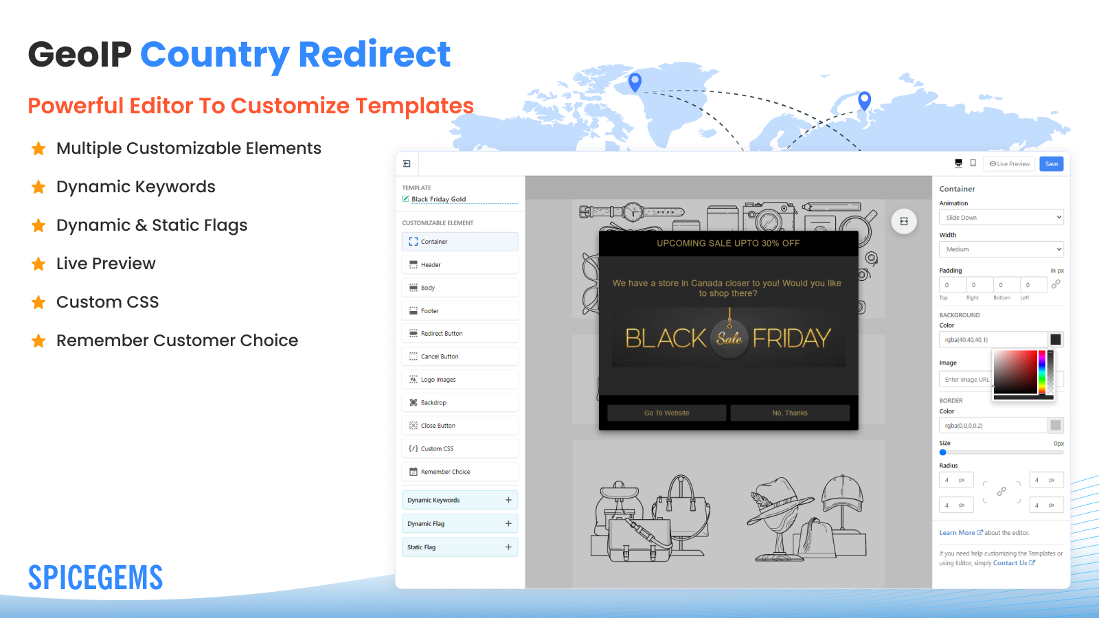 Display Redirect Message in a Popup - Shopify