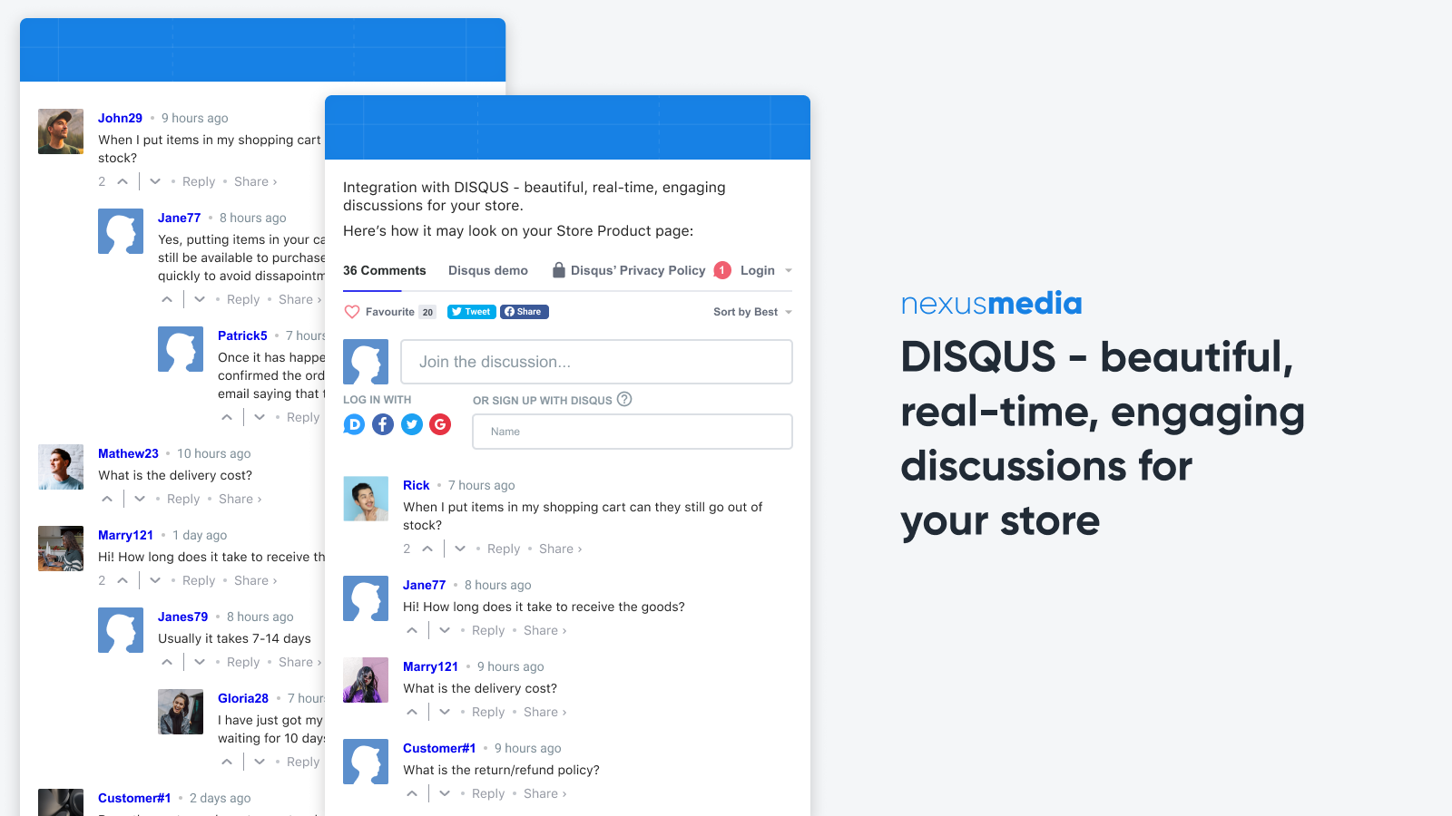 DISQUS - beautiful, real-time, engaging discussions