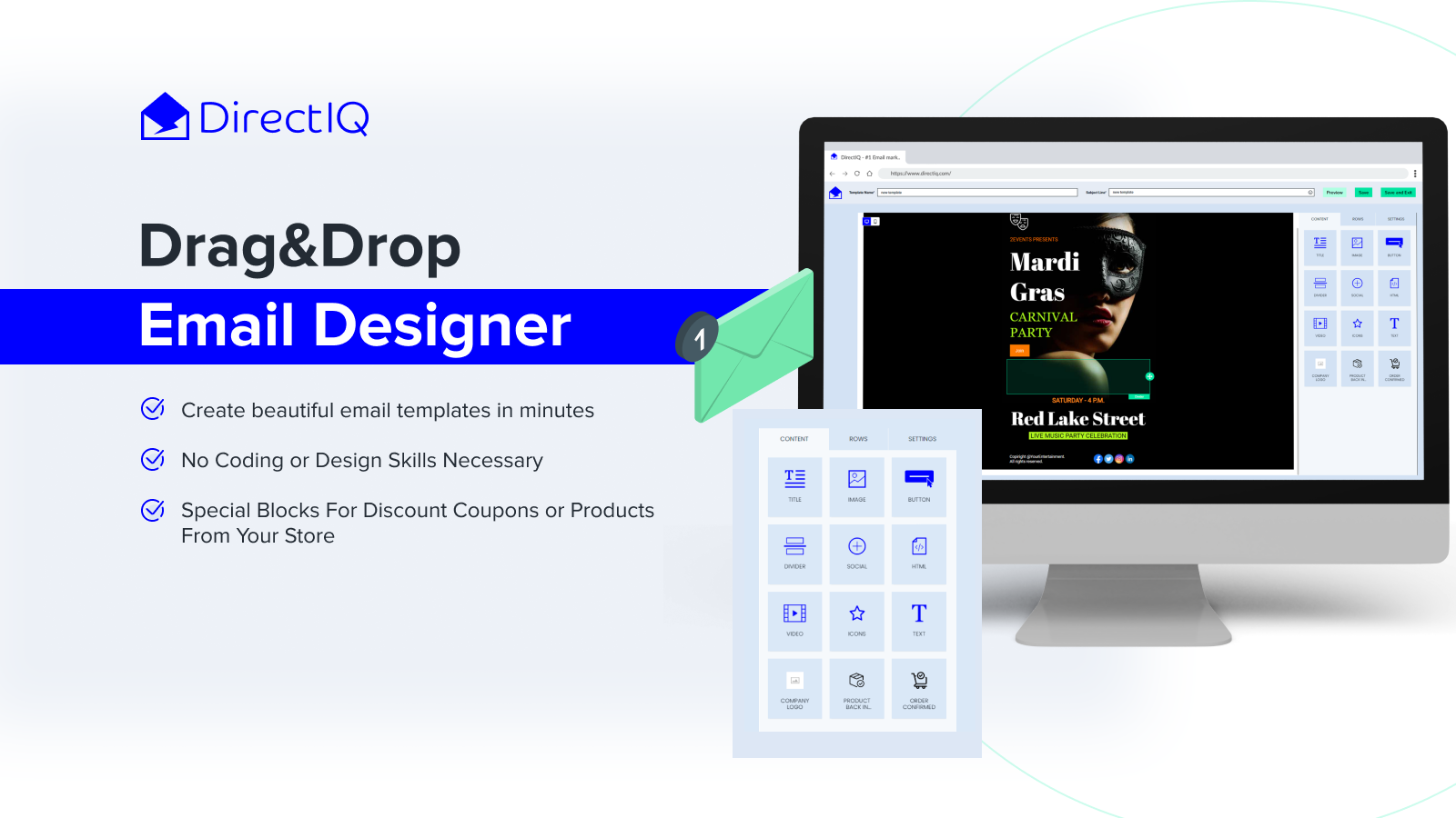 Drag & Drop Email Designer