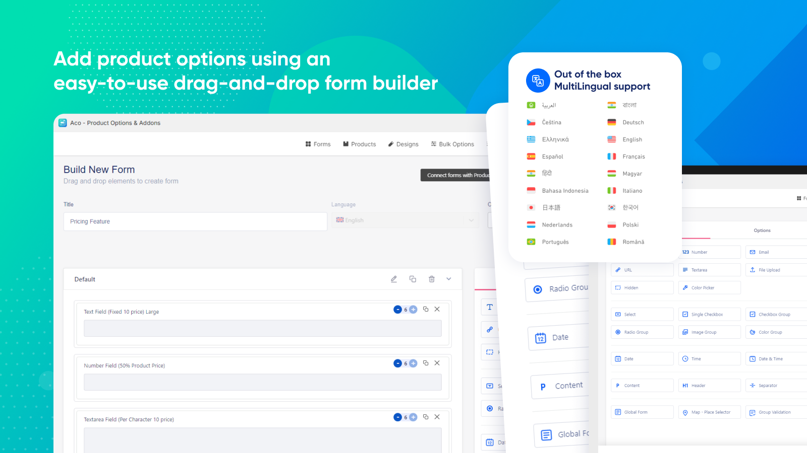 Drag and Drop Form Builder