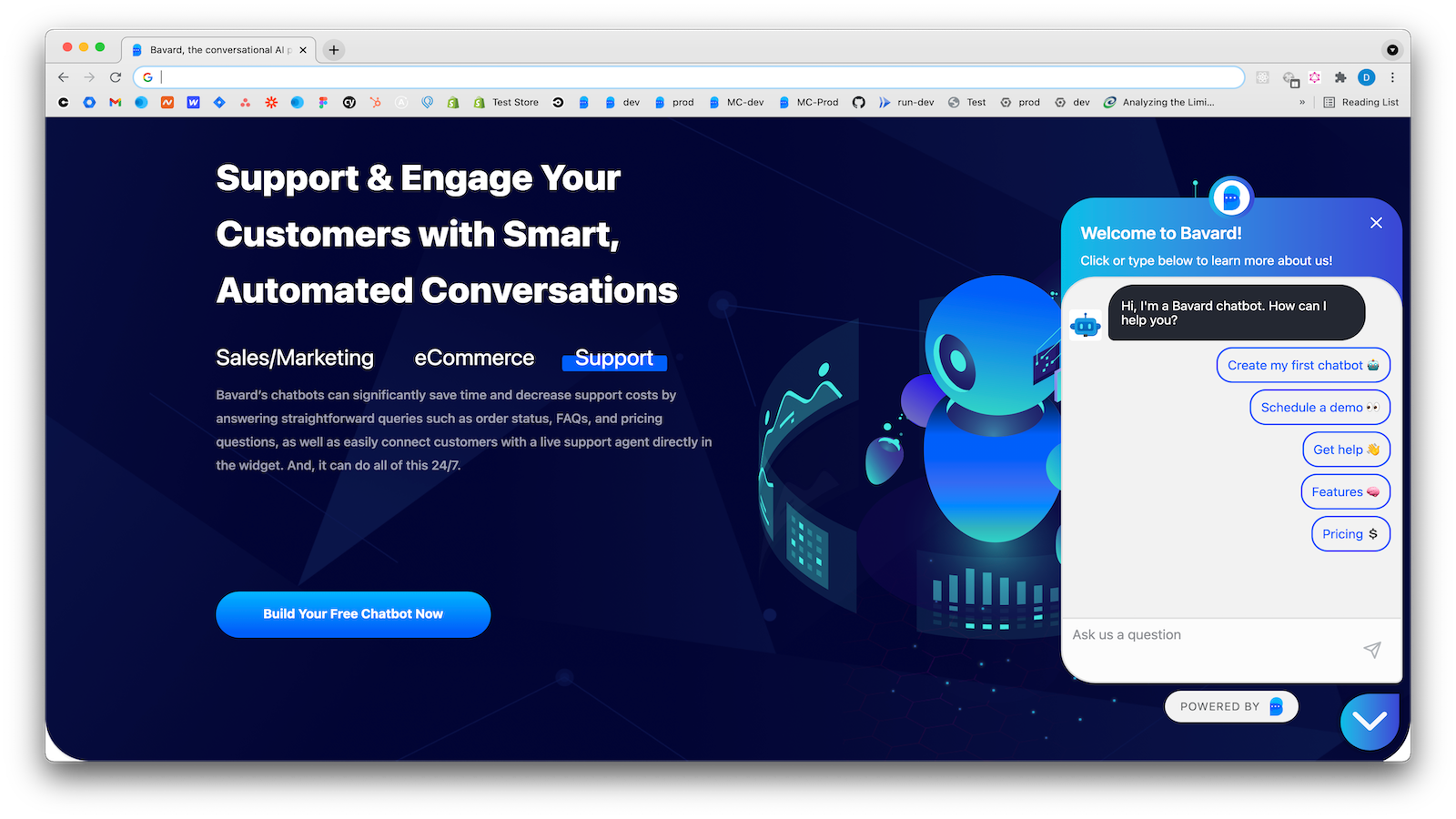 Dynamic & Modern Chat Window