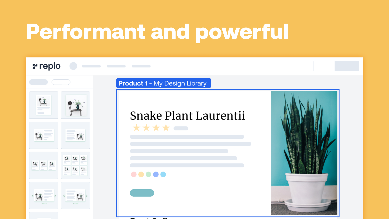 Easily create high-performance and beautifully on-brand pages