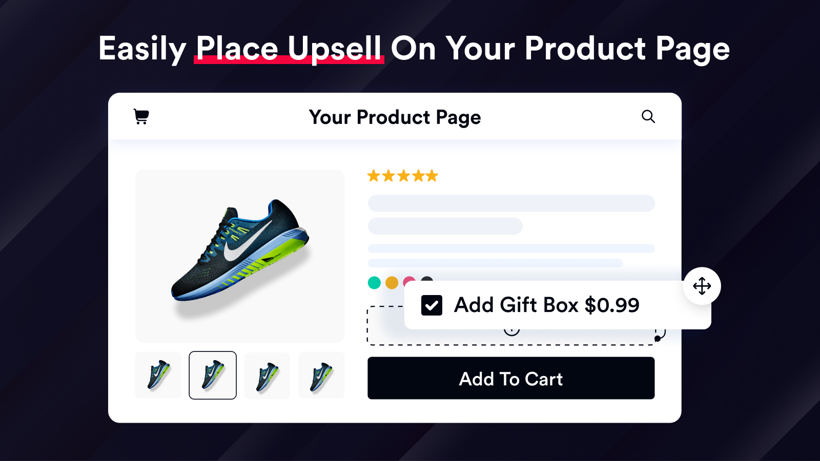 Easily Place Upsell On Your Product Page