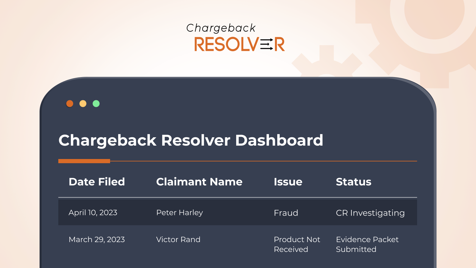 Easy, hassle-free way to manage your chargebacks
