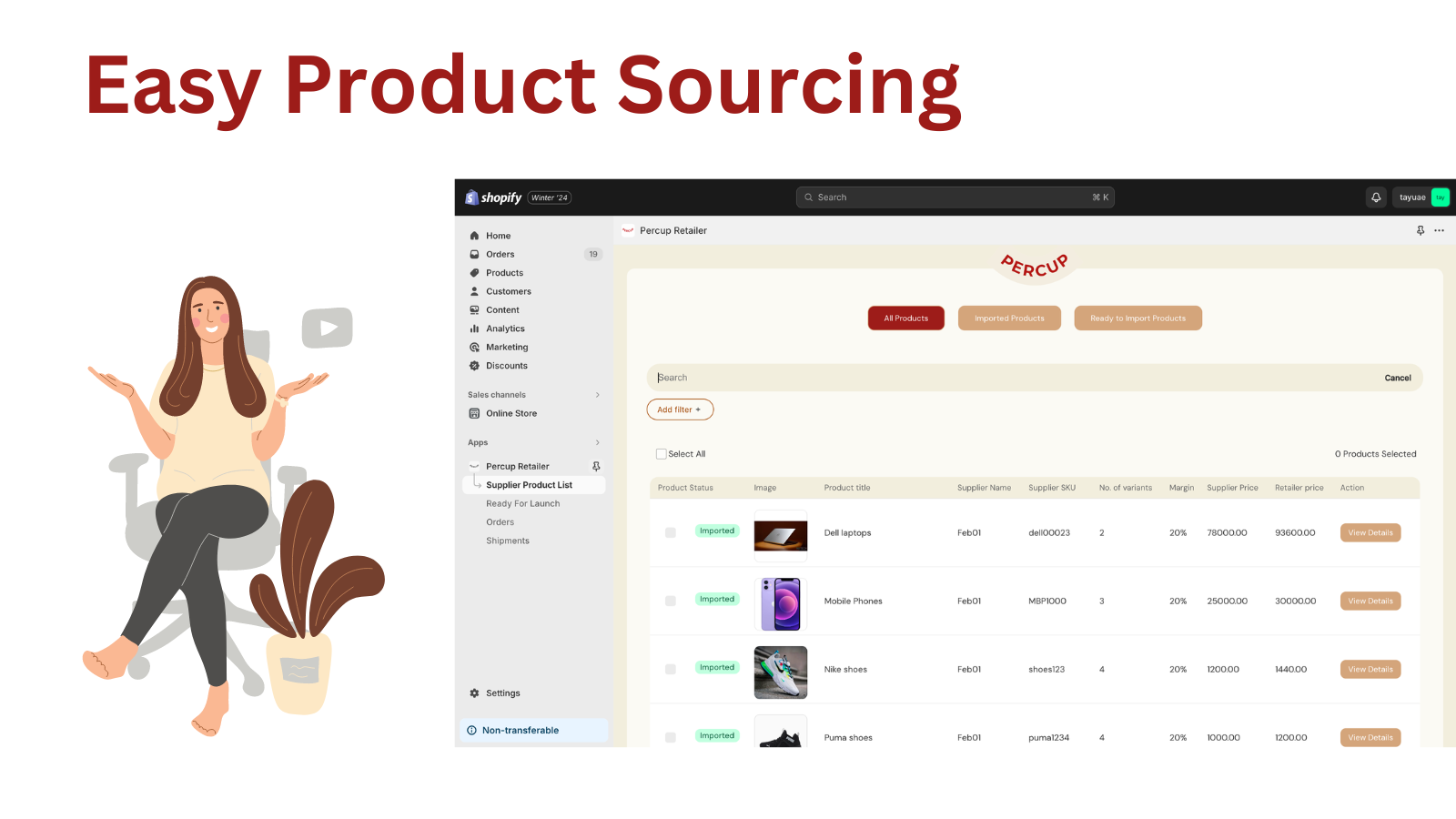Easy Product Sourcing