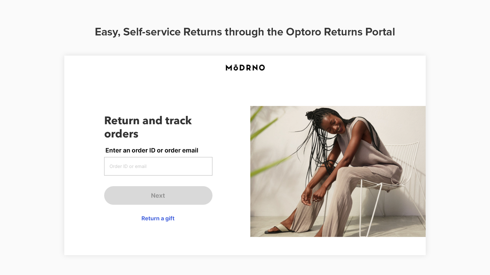 Easy, Self-service Returns through the Optoro Returns Portal