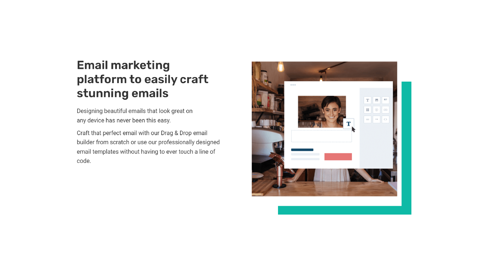 Email marketing platform to easily craft stunning emails