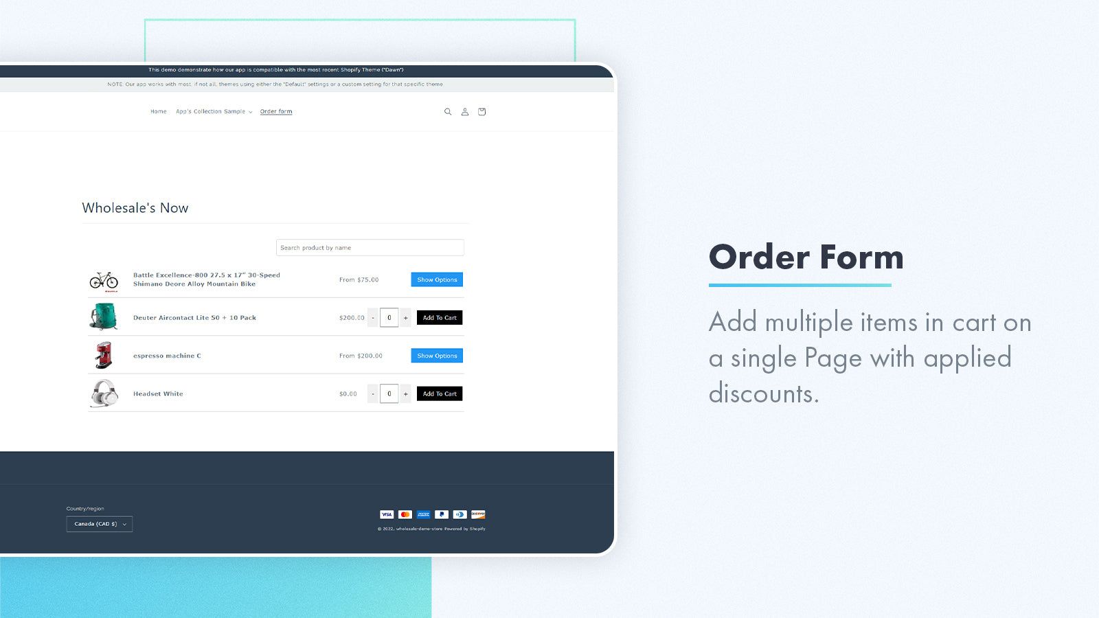Embedded discount tables on product page for VIP & custom price