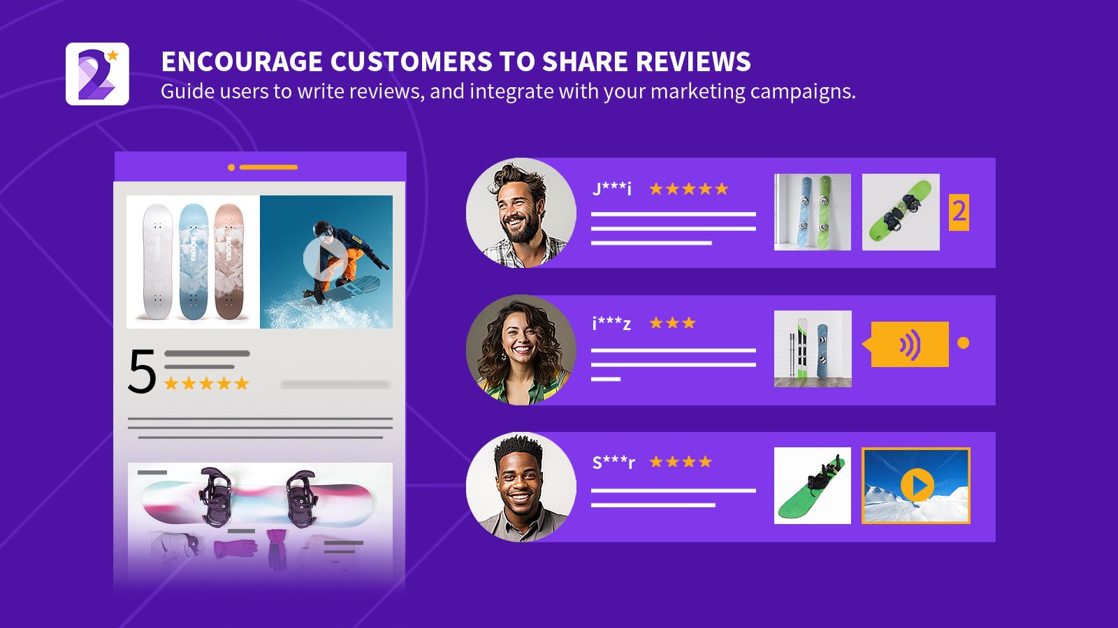 Encourage customers to share reviews