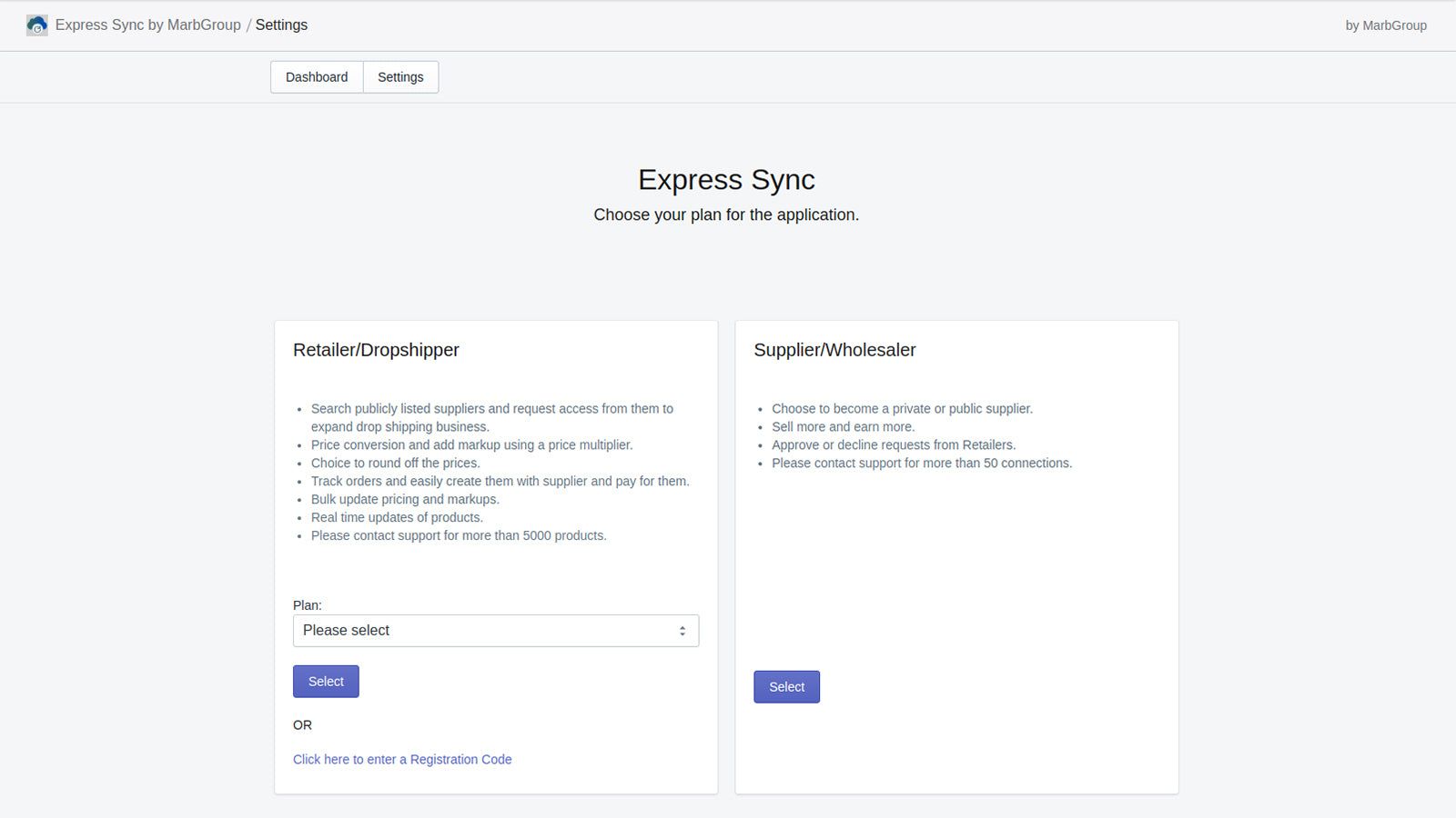 Express Sync app Features