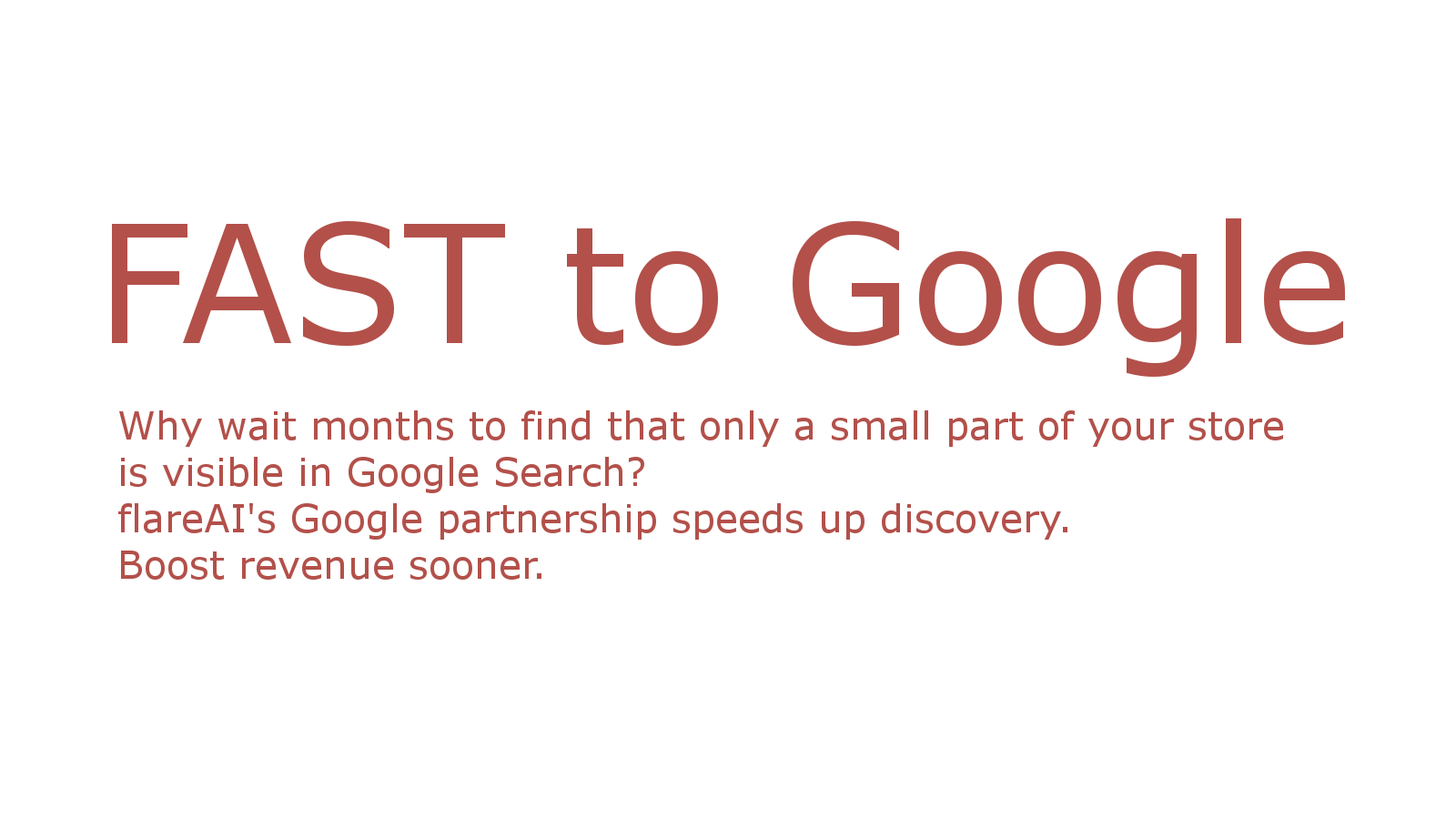 Faster Discovery on Google Search Index