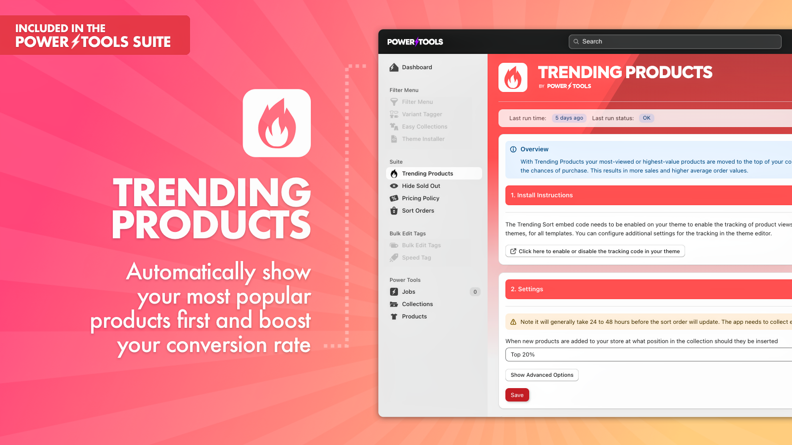 Feature hot products for increased visibility and conversions