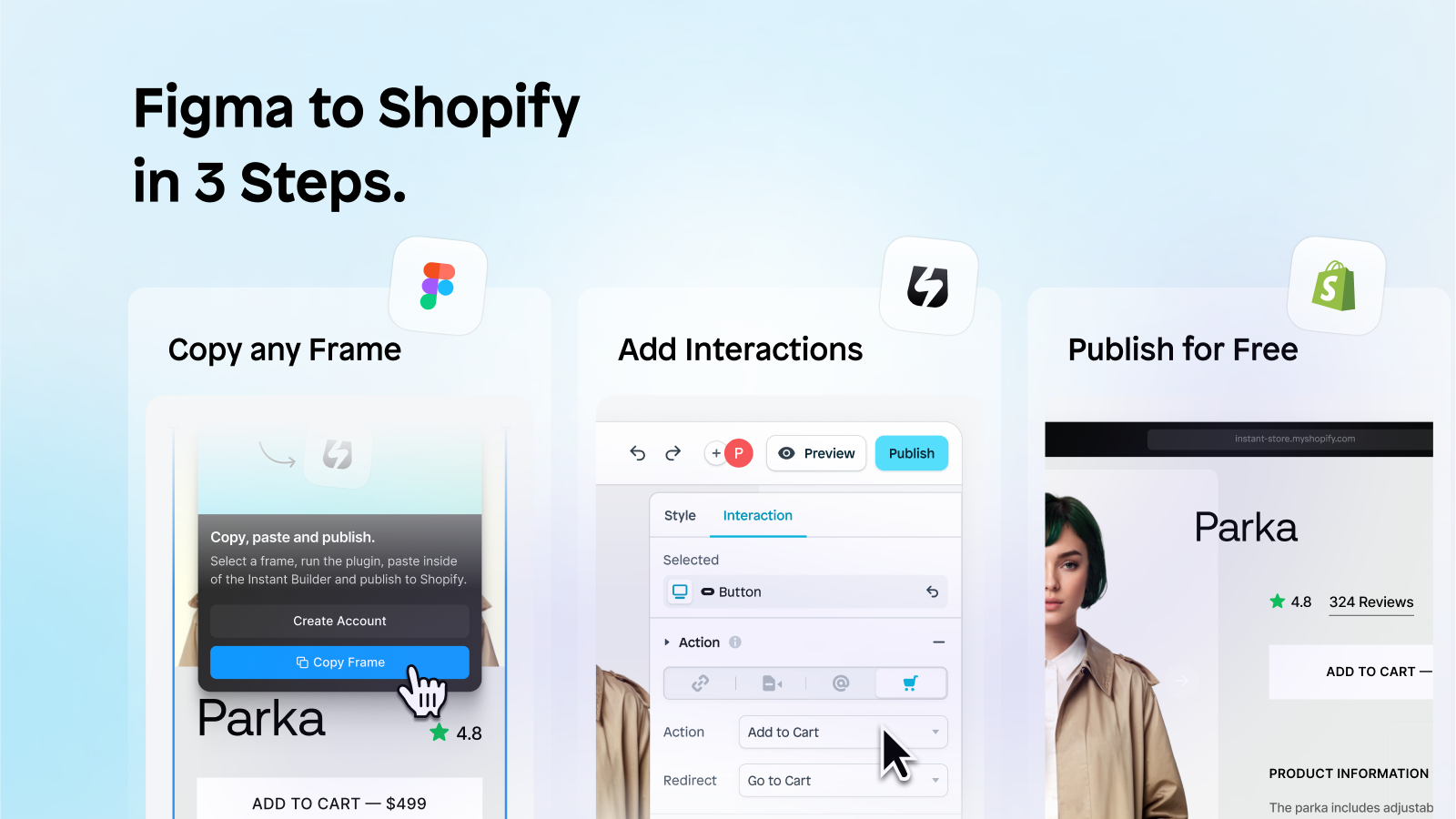 Figma to Shopify in 3 steps