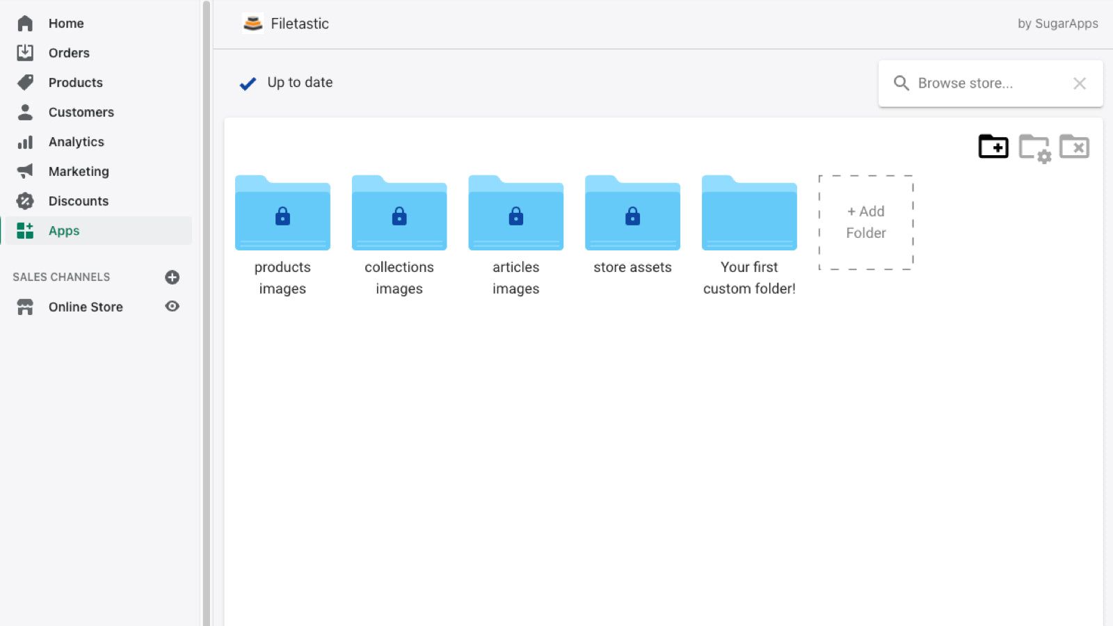 FIles and Images in folders