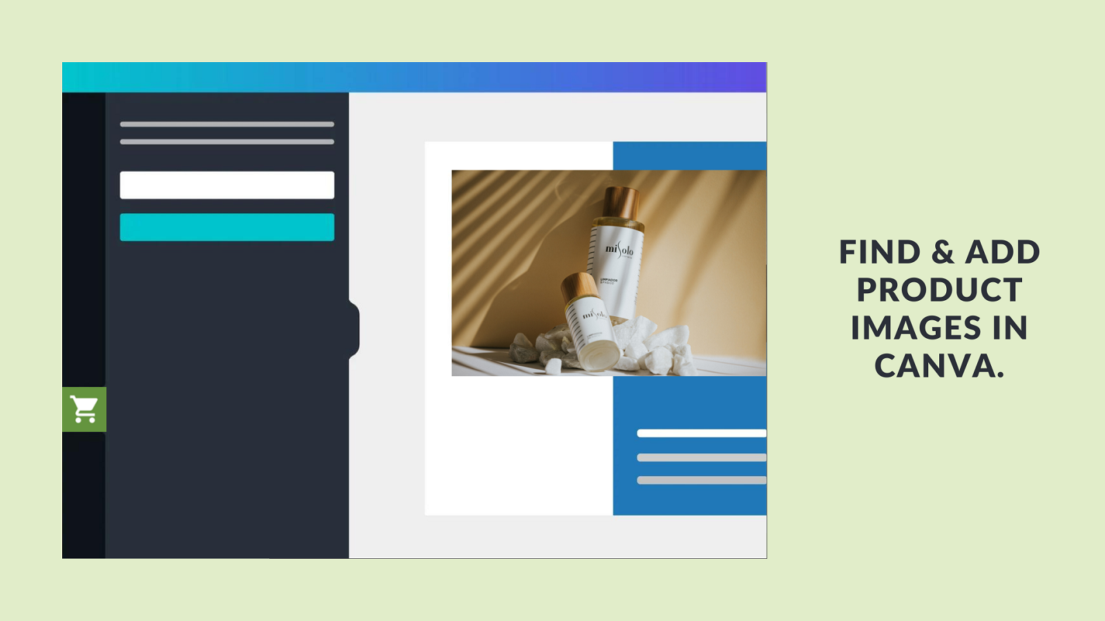 Find & Add Product Images in Canva.
