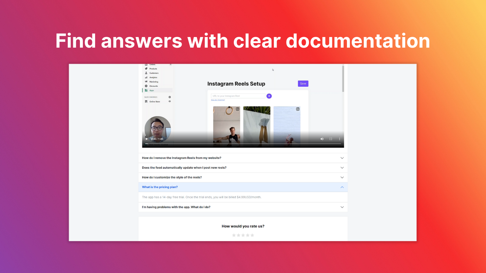 Find answers with clear documentation
