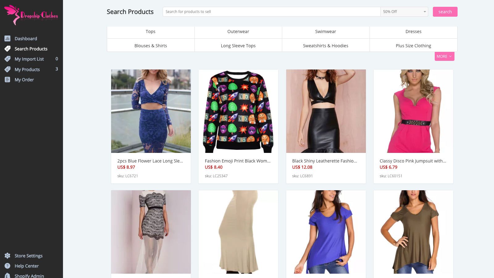 Find products to sell on your store