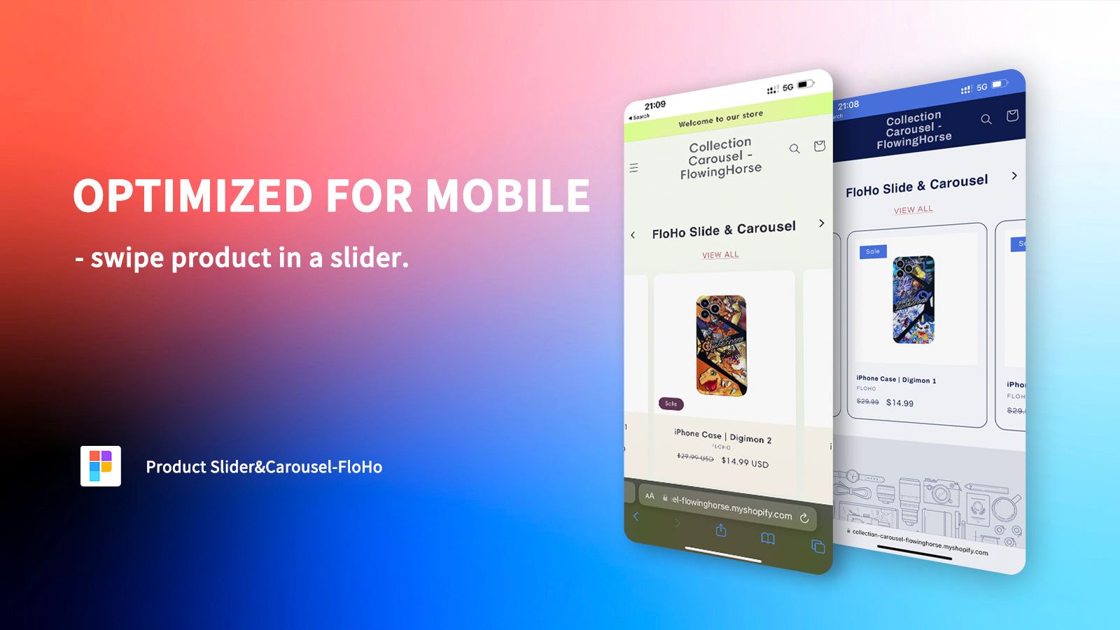 FloHo Product Carousel - Optimized for Mobile