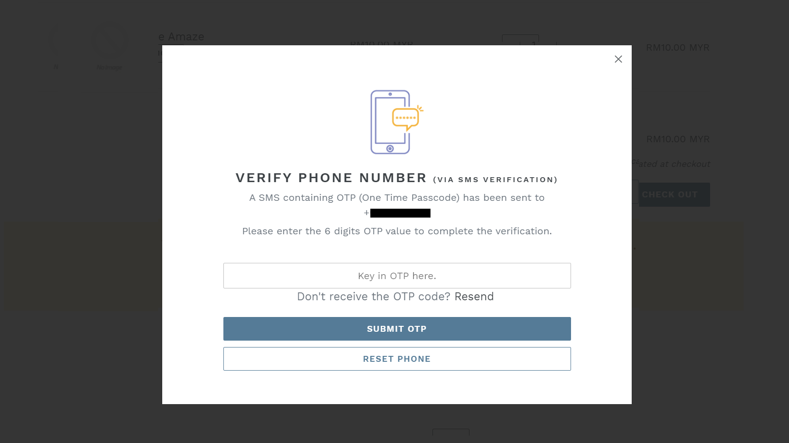 FraudLabs Pro SMS Verificaction App example