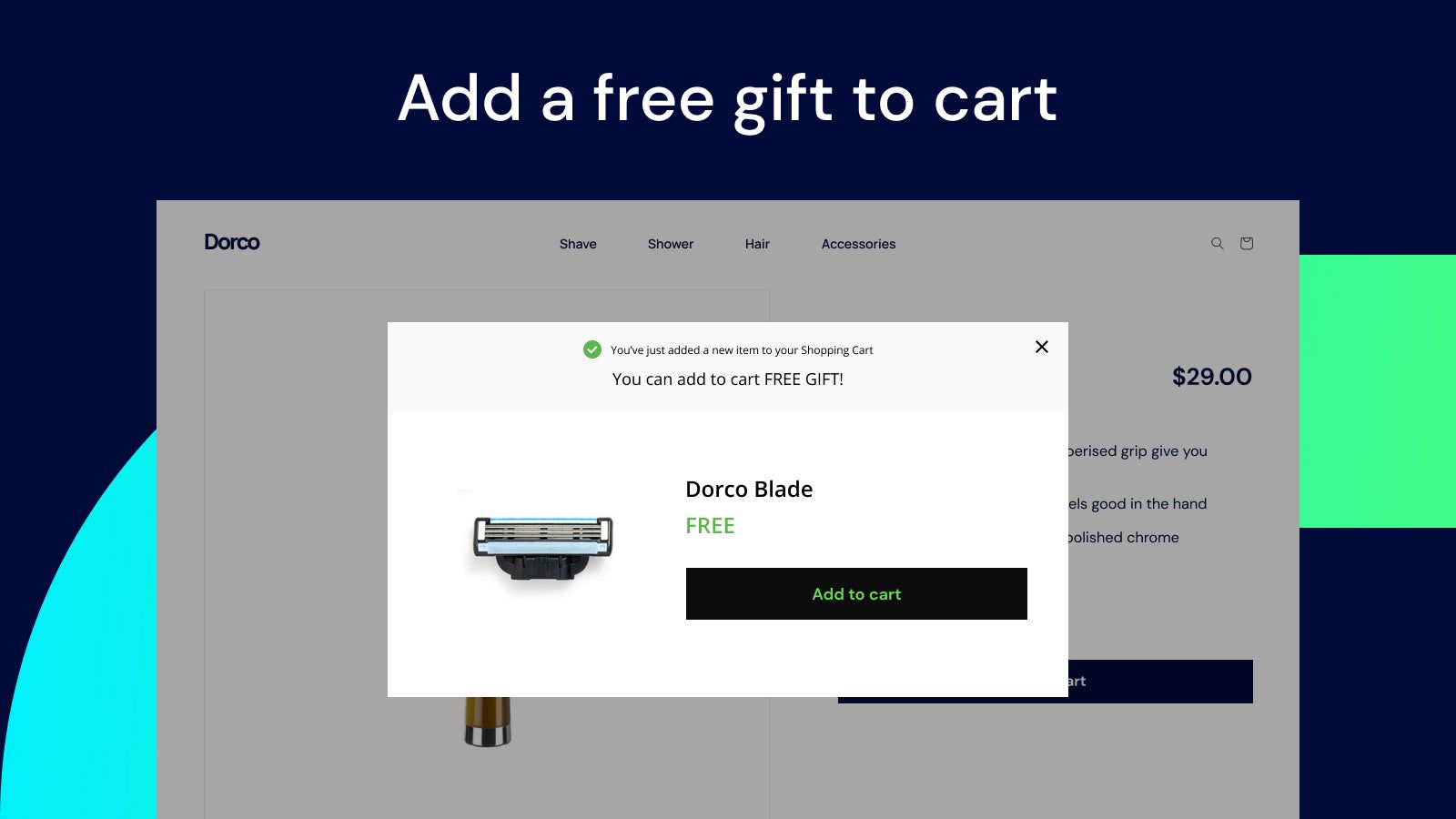 free gift shopify