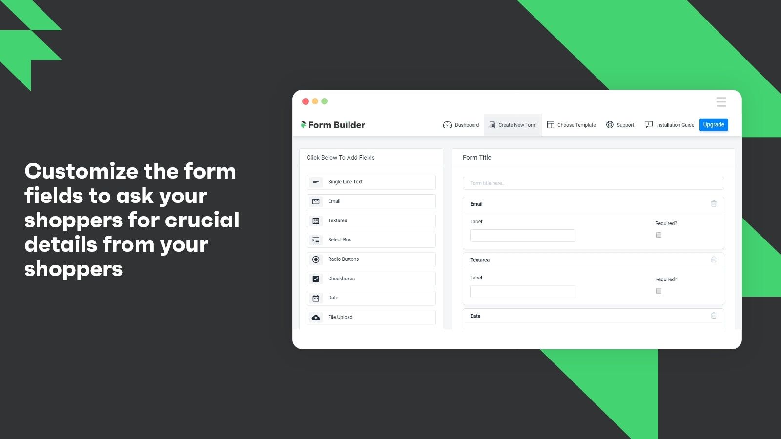 frontend form