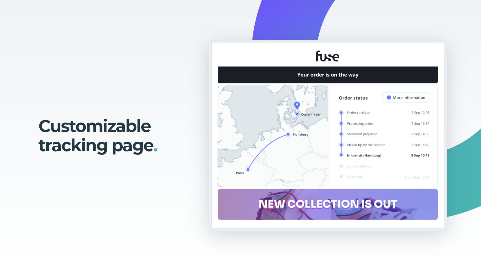 Fully customisable and multilingual tracking and email templates