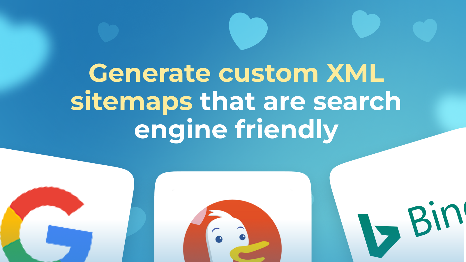 Generate custom xml and html sitemaps