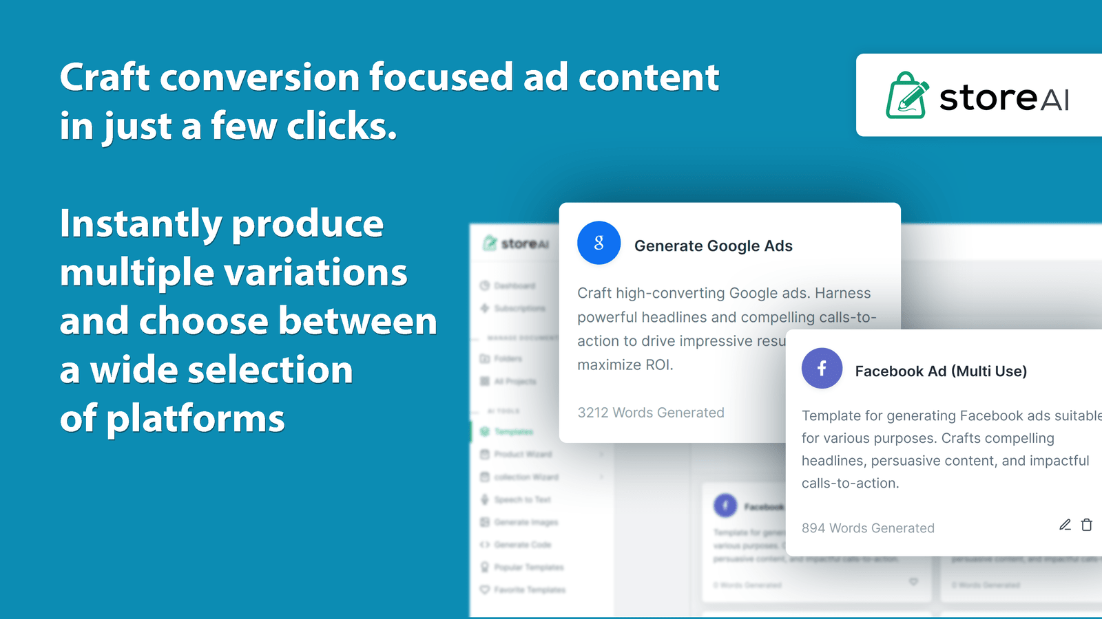 Generate high converting social ads