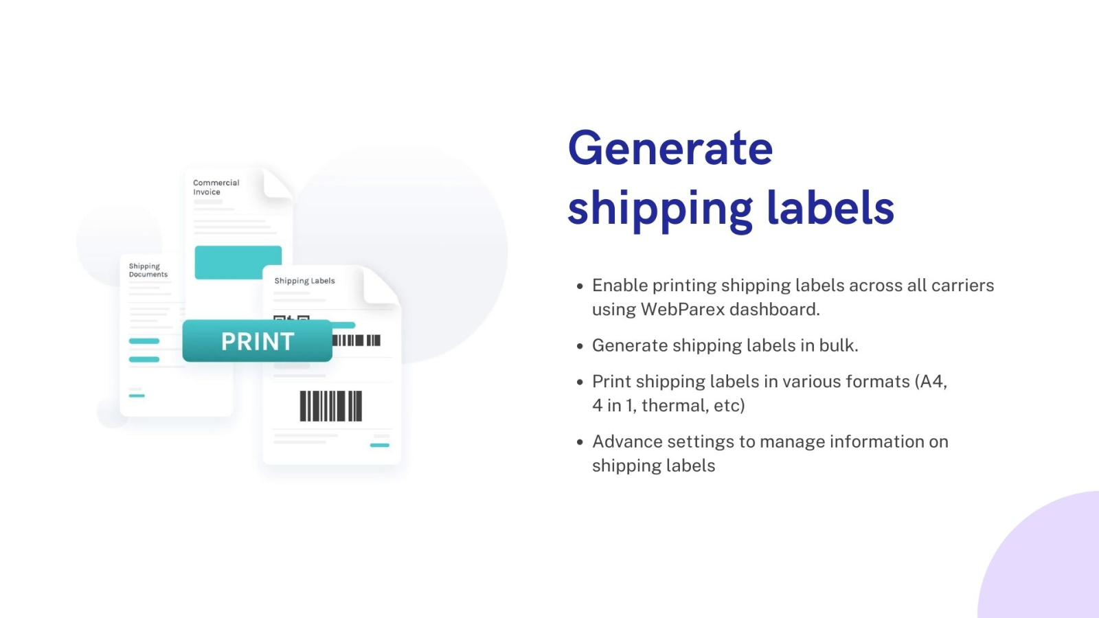 Generate Shipping Labels