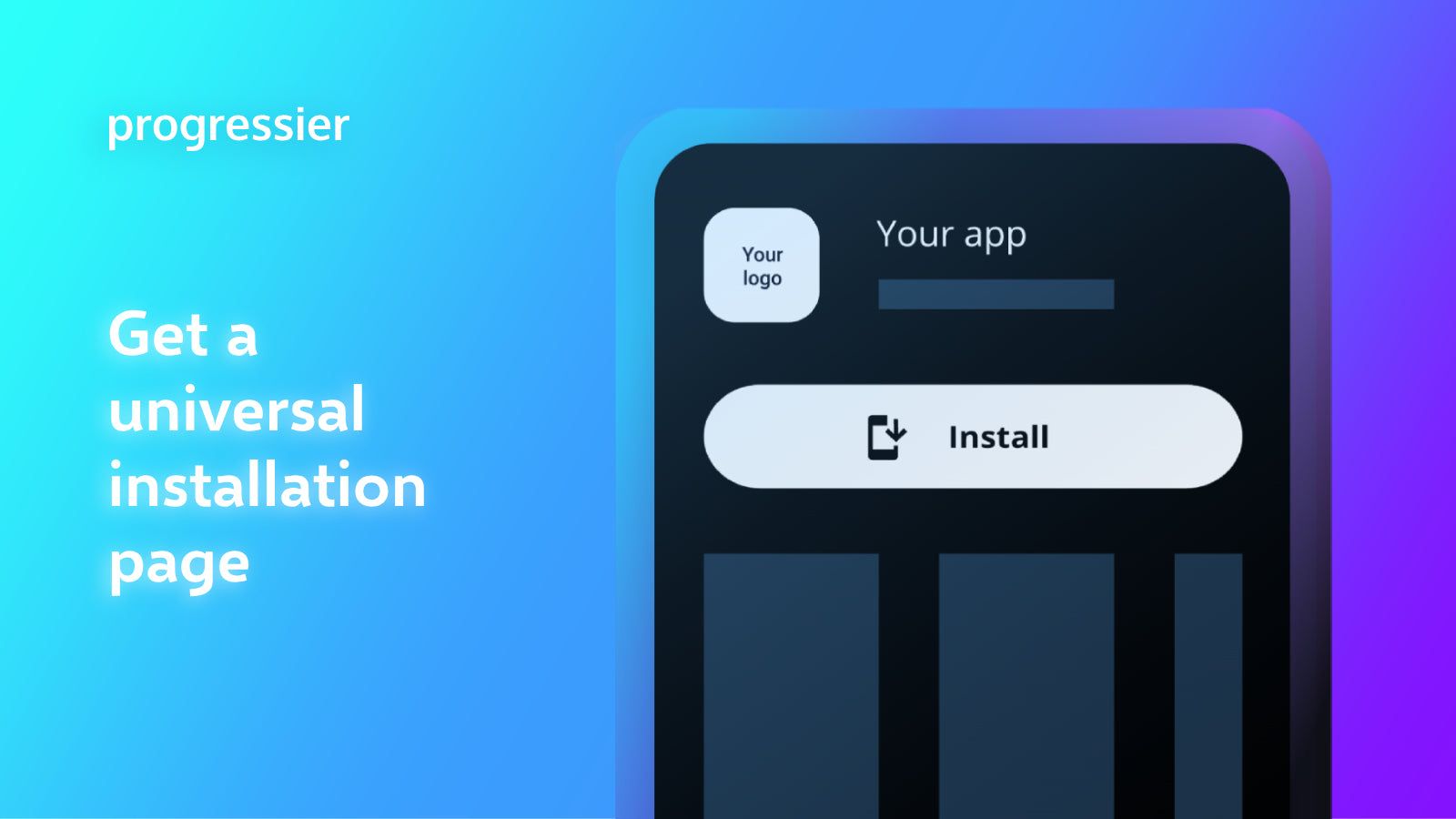Get a universal installation page