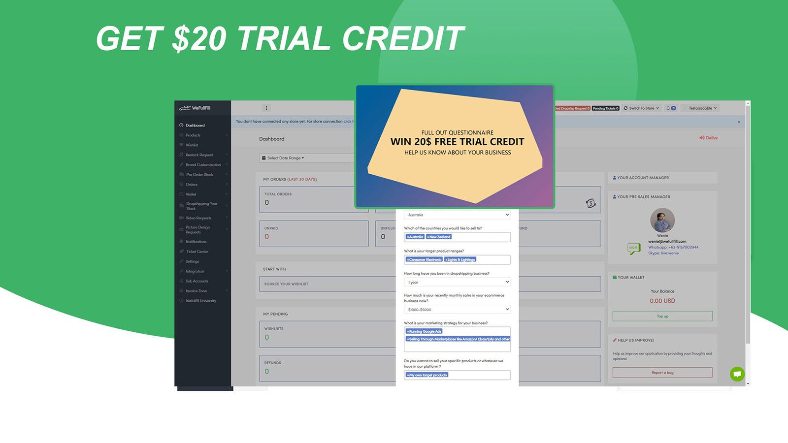 Get $20 Trial Credit
