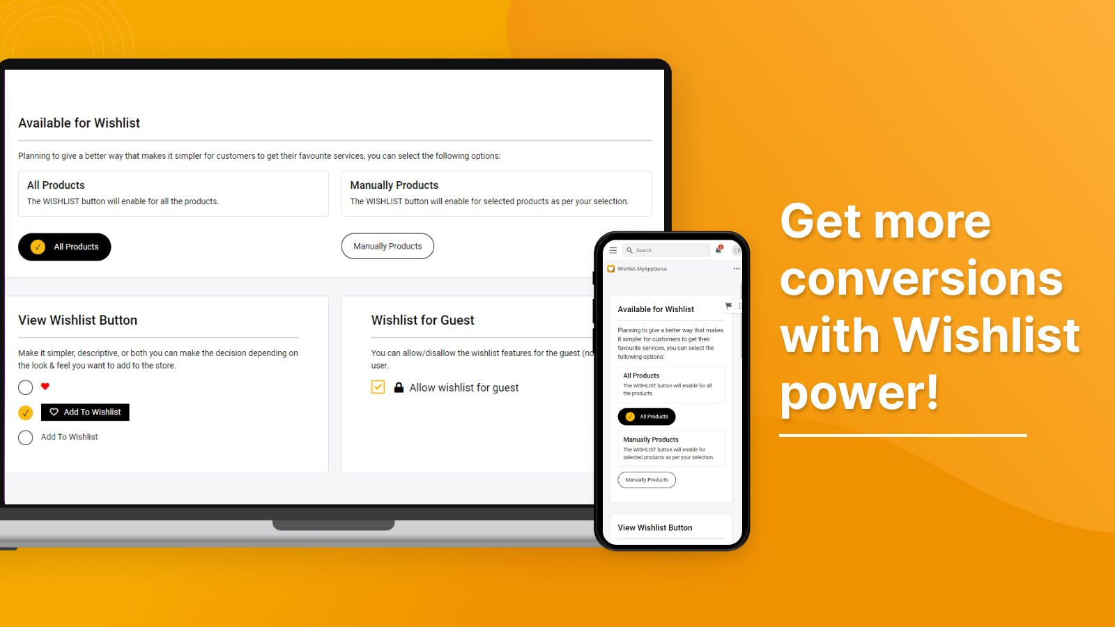 Get more conversions with Wishlist power!