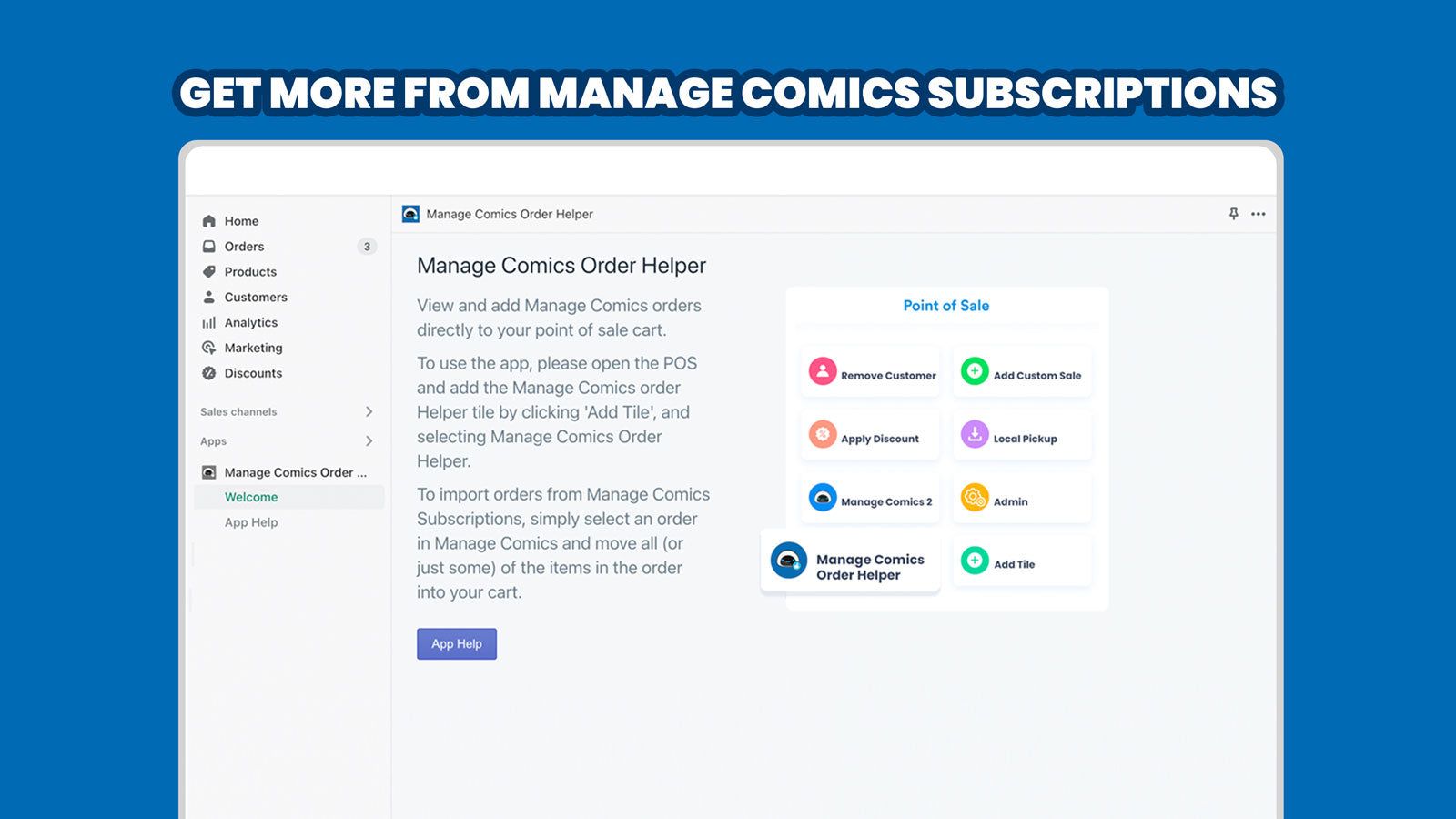Get more from Manage Comics Subscriptions.