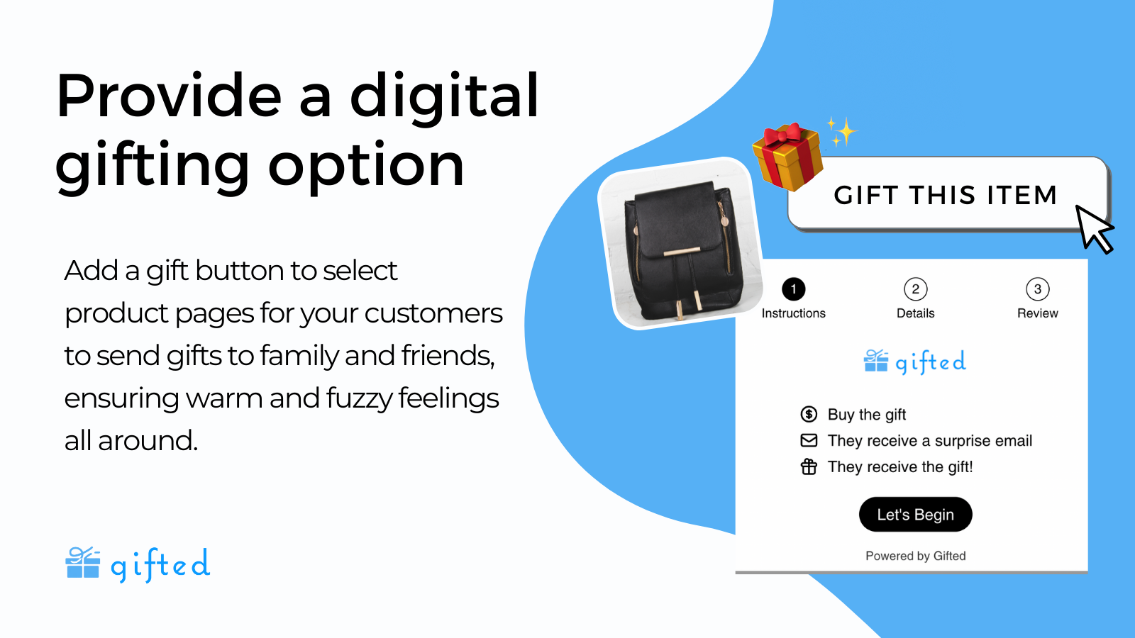 Gift button is added to select product pages