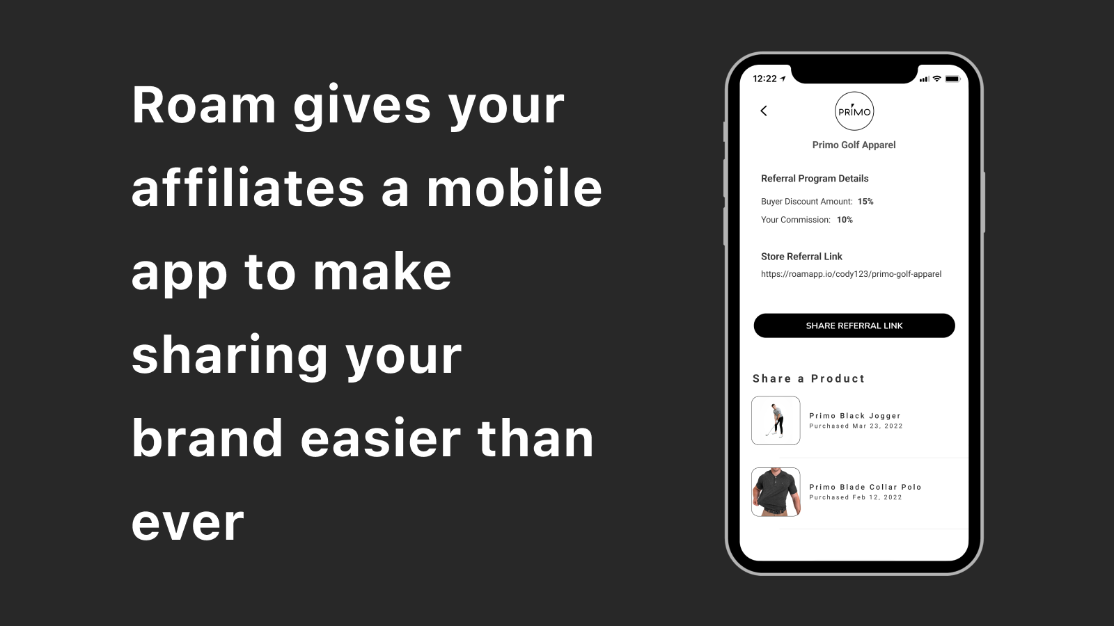 Give affiliates a mobile app