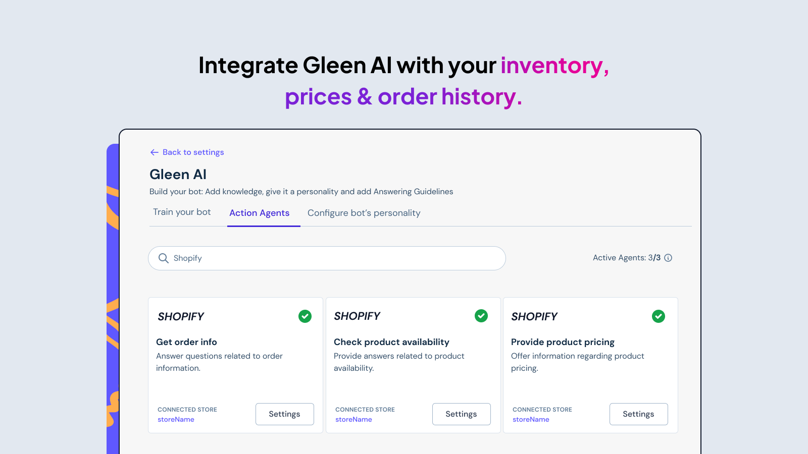 Gleen AI is the perfect companion to your store