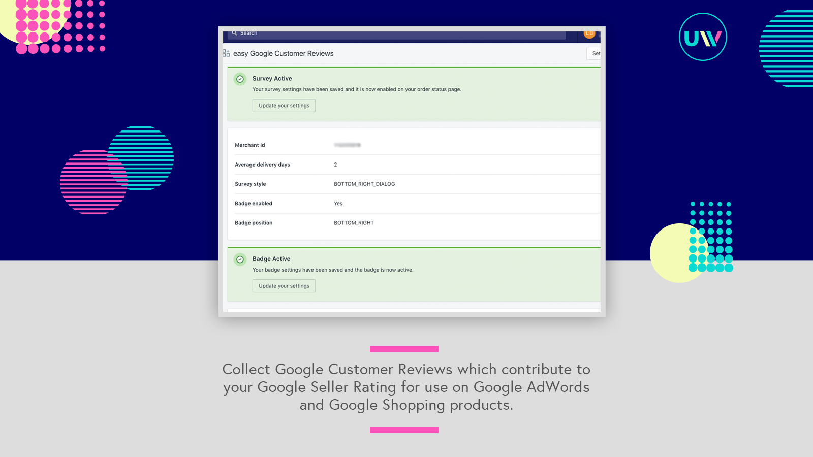 Google Customer Reviews Status Page