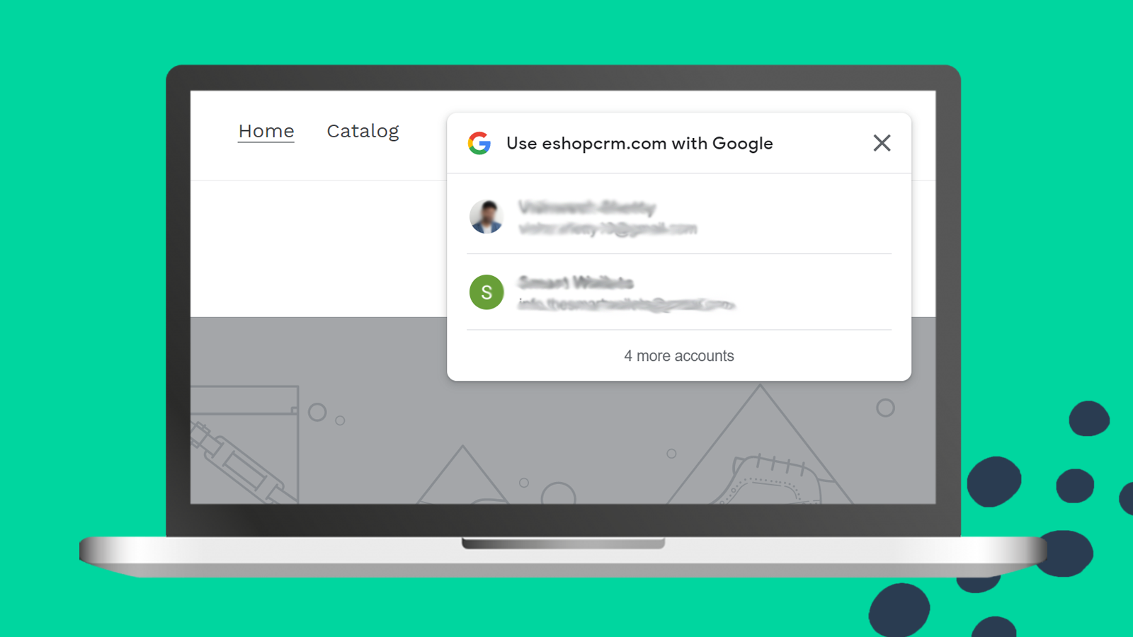 Google Sign Up Popup to capture email