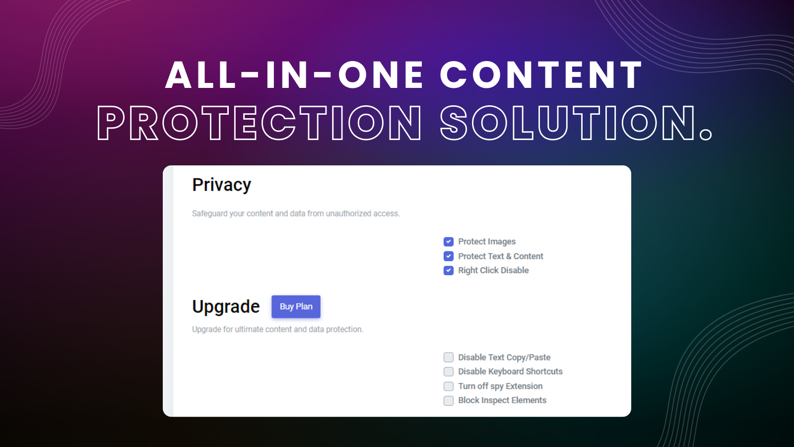 Gorilla Content Protector - All in One Solution