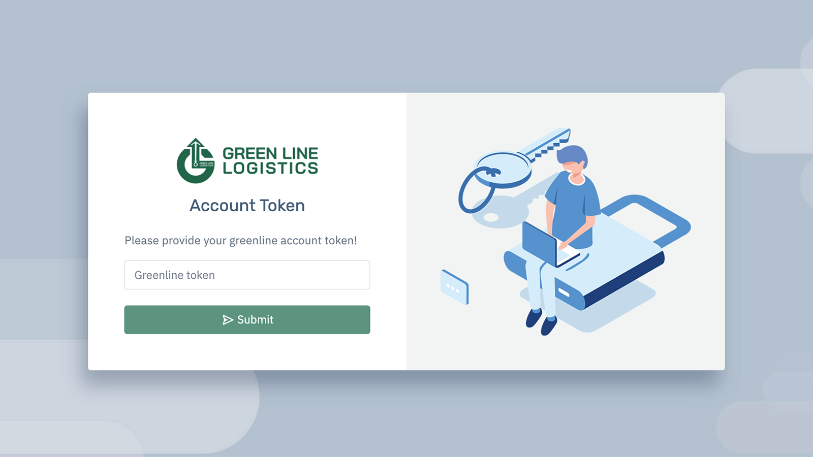 Greenline token screen