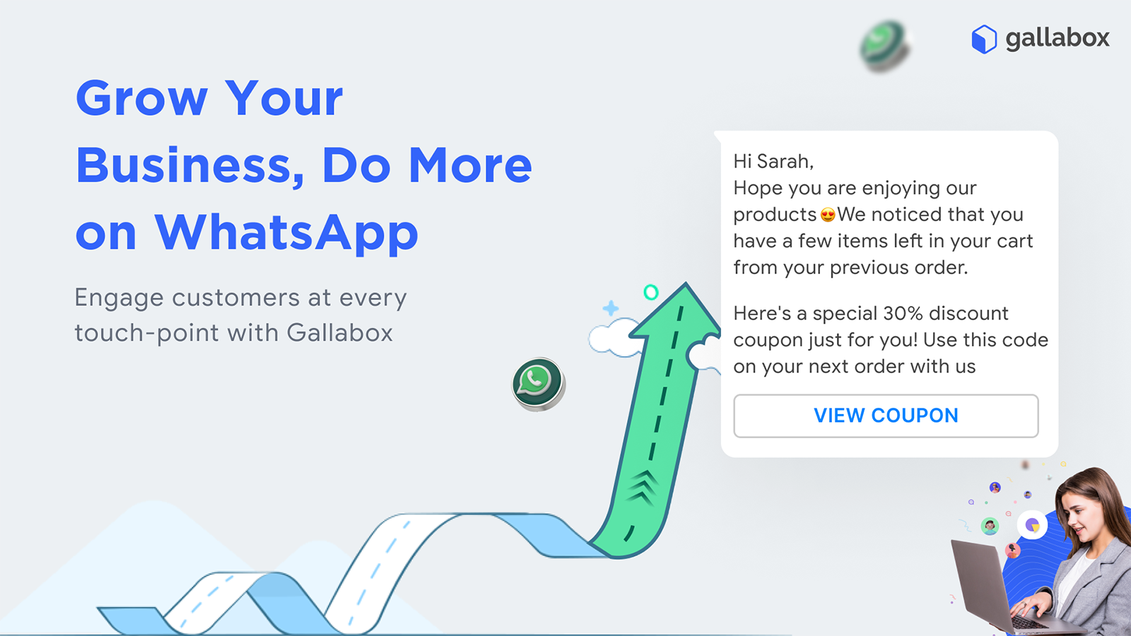 Grow Your Business, Do More on WhatsApp | Engage customer at eve