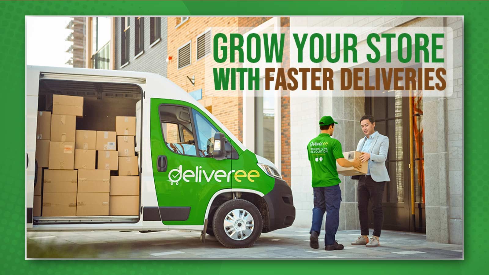 Grow your store with faster deliveries