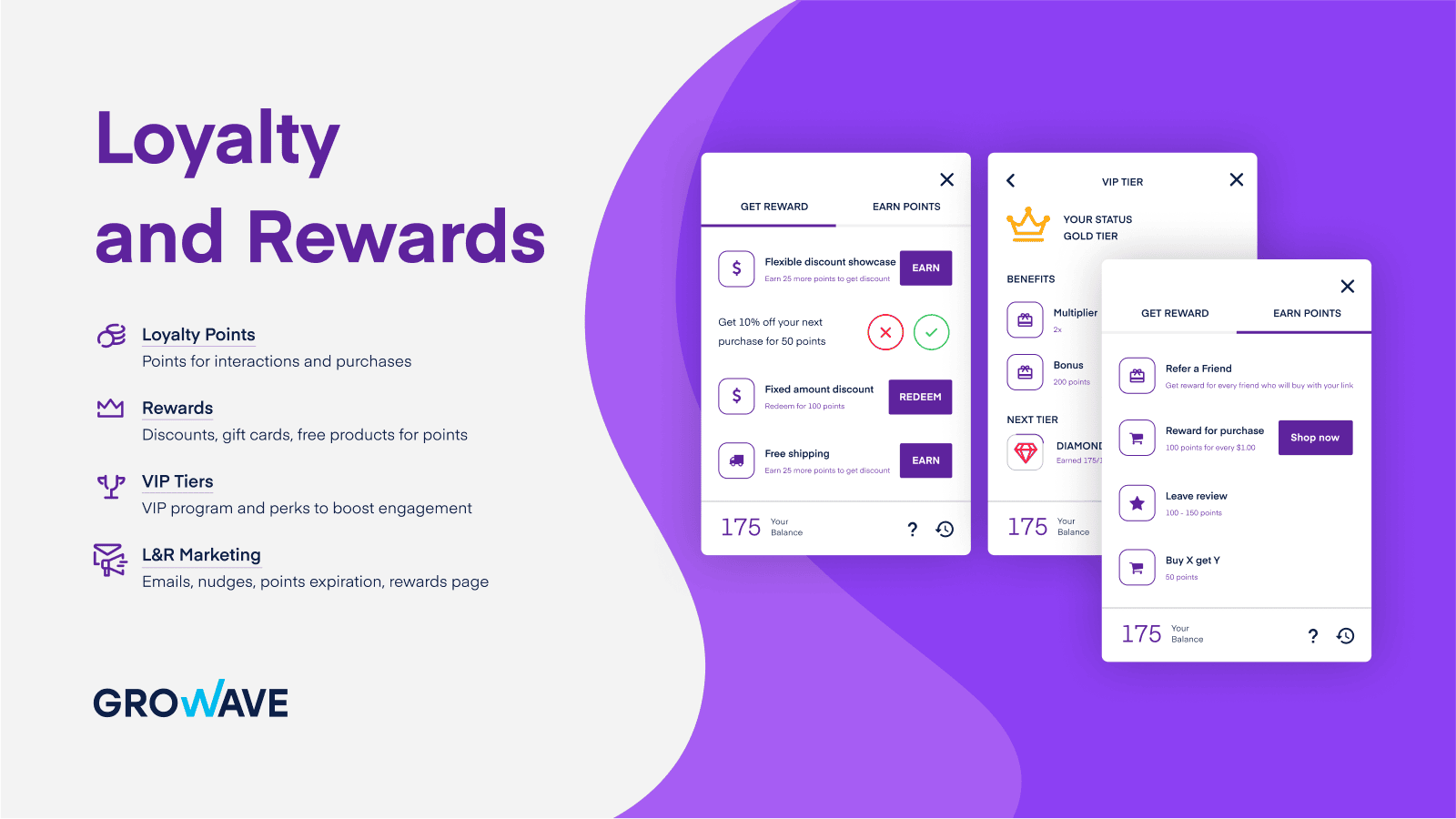 Growave's Loyalty program and rewards for Shopify stores