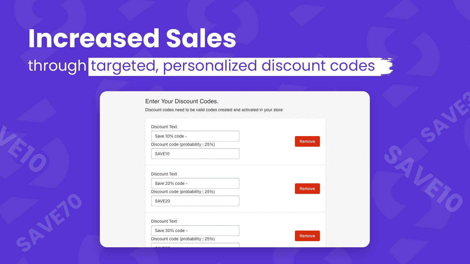 guide to setting up personalized discount reveal text