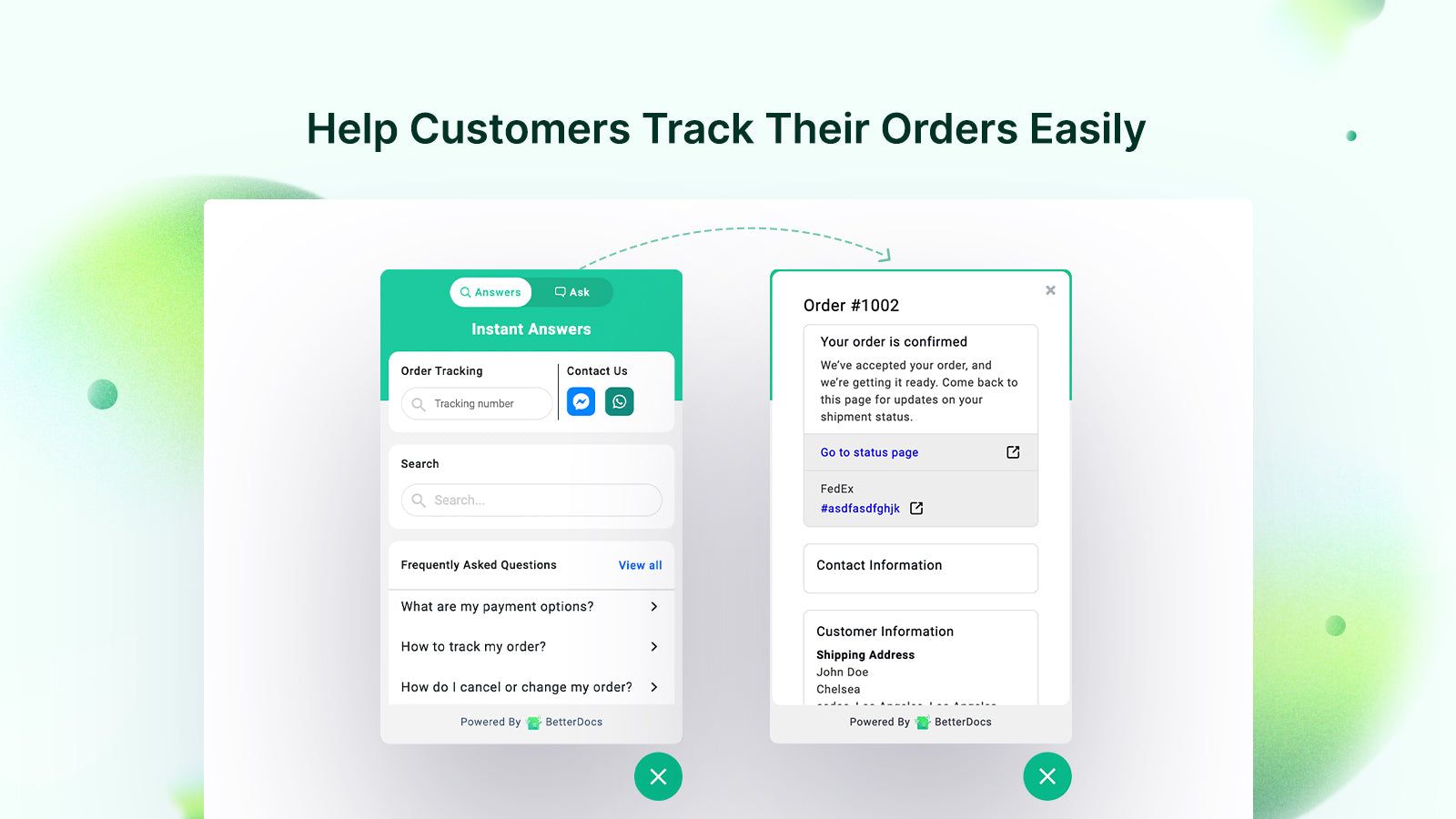 Help Customers Track Their Order Easily