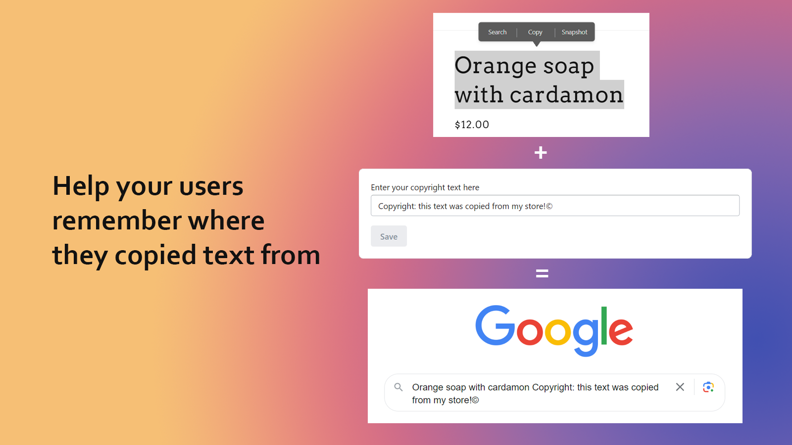help your users remember where they copied text from