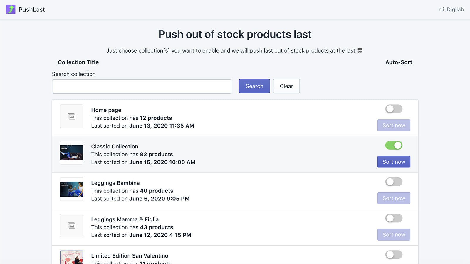 Hide Out Of Stock Product at the End of your Collections